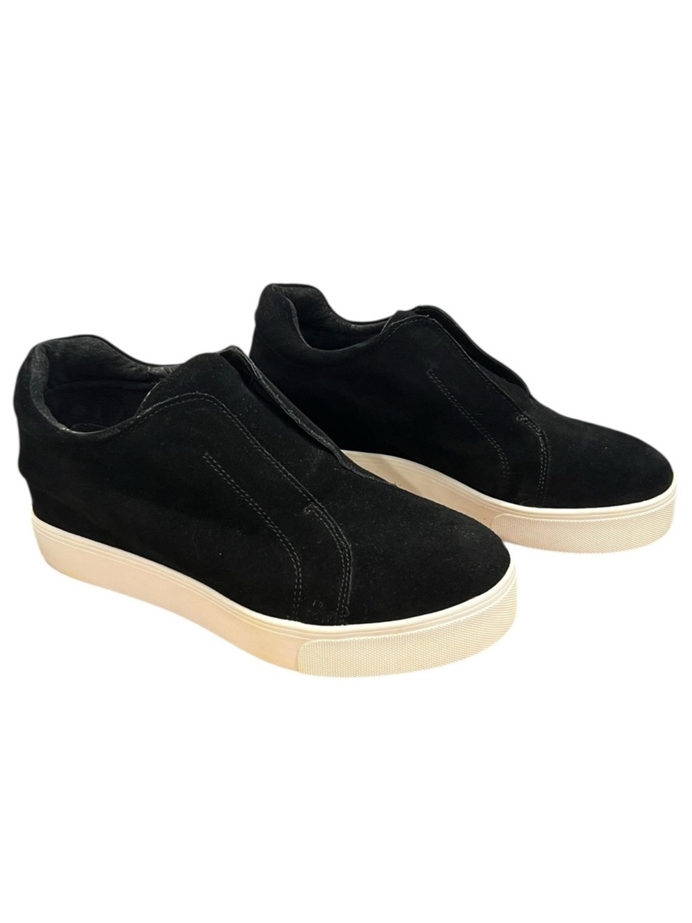 Women's J/Slides Black Suede Sneakers Size 10